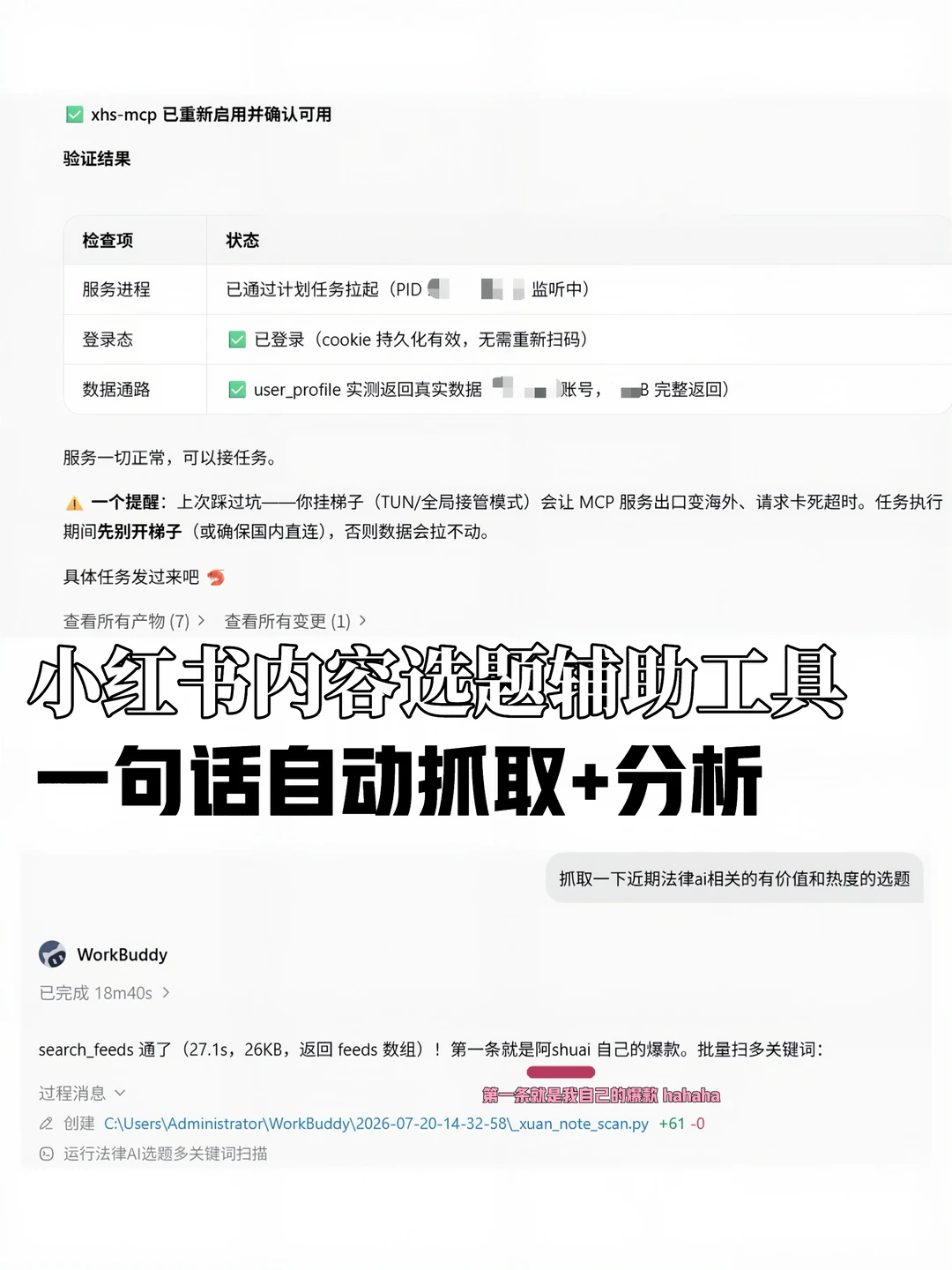 Agent 可以自己刷了 （自制 -mcp