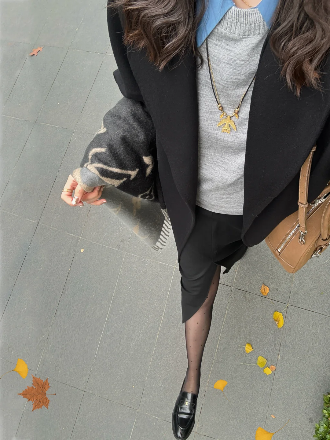 初冬穿的漂亮大衣🍂基础款叠穿也太绝了叭！