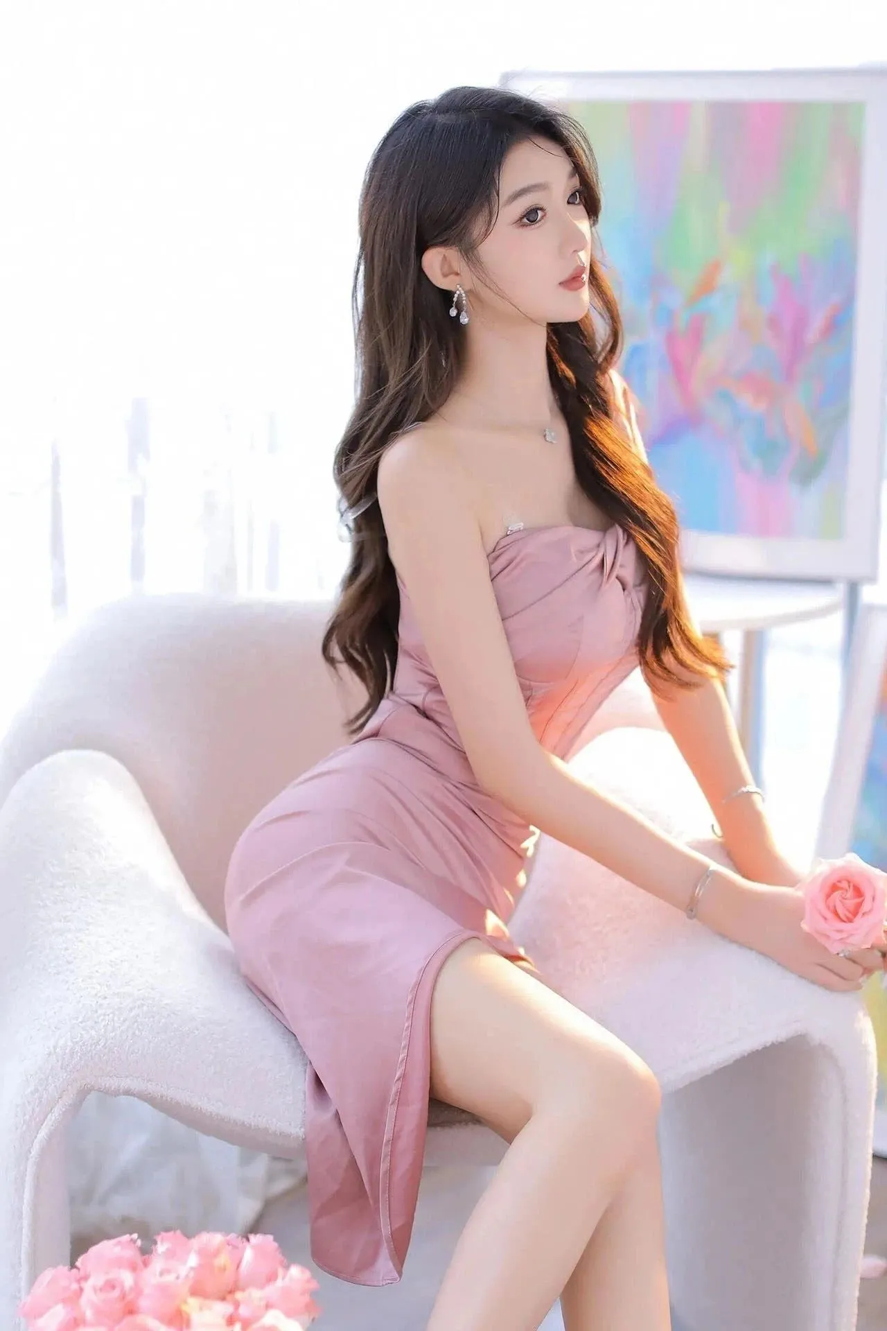 长相甜美可爱美女