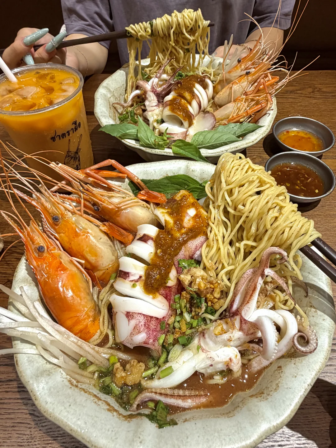 上海近期topppp1好吃的一碗！！🇹🇭鱿鱼船面！