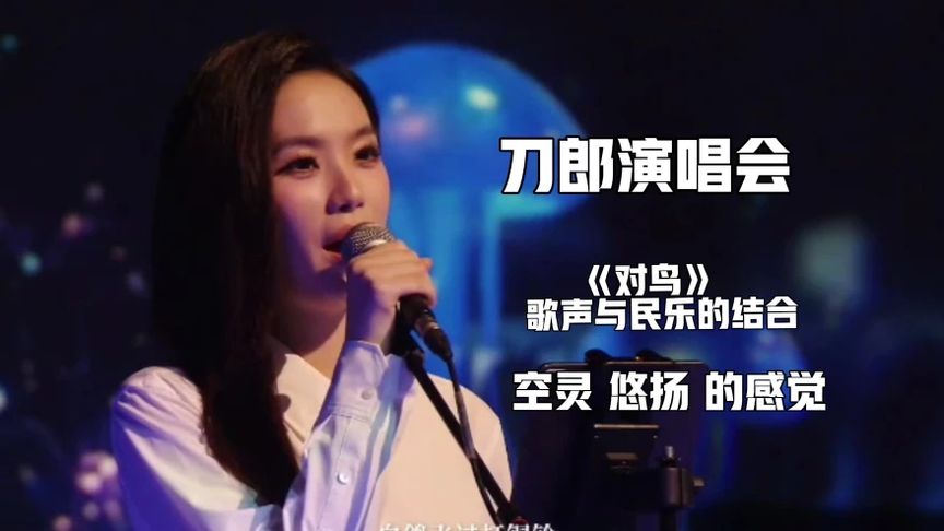 刀郎演唱会 《对鸟》 歌声与民乐的完美融合 空灵悠扬