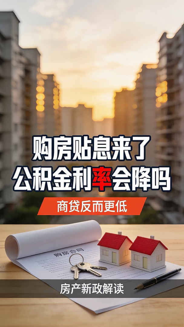 购房贴息明天执行，公积金利率反而更高了？