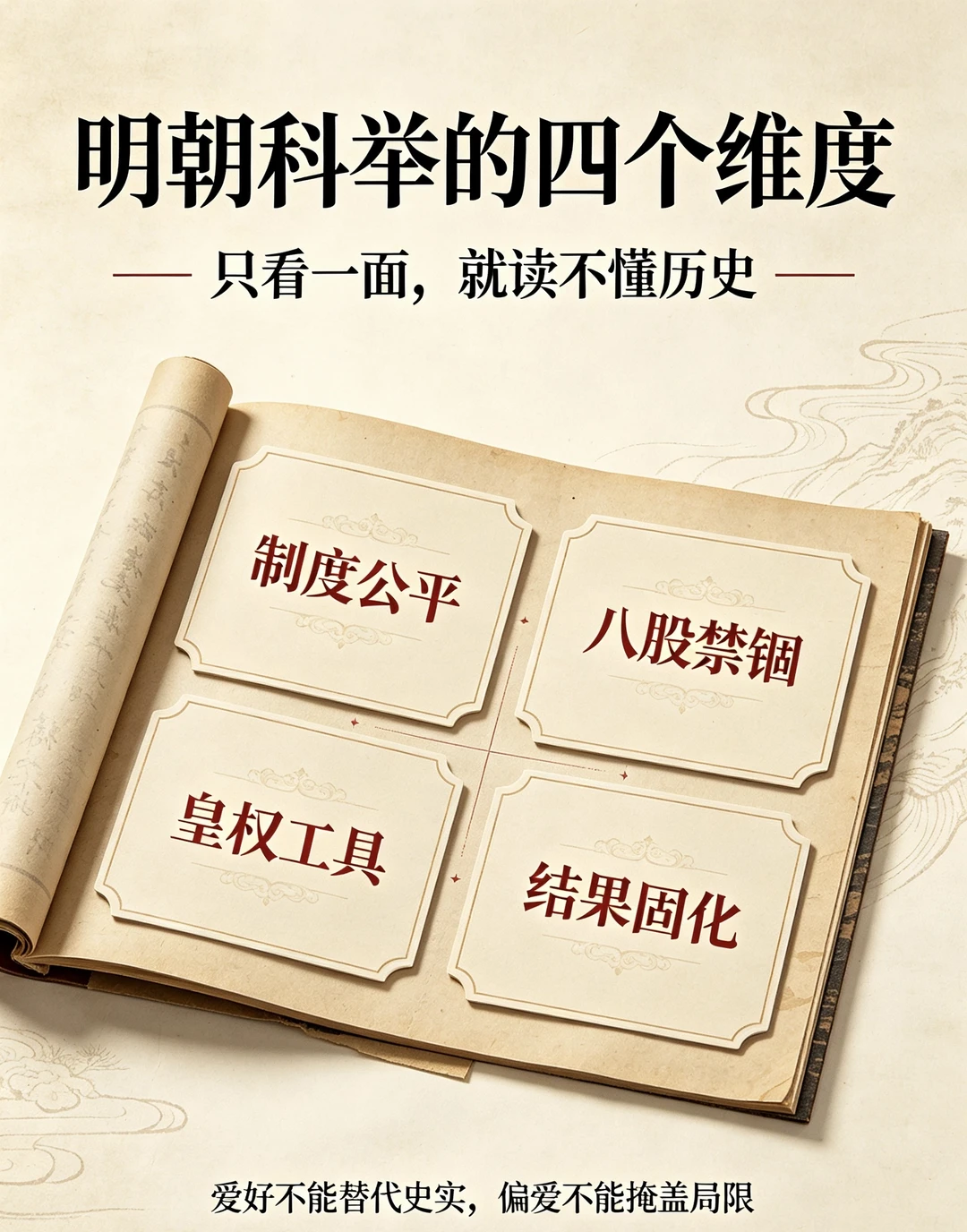 别再神化明朝科举！历史从无完美朝代