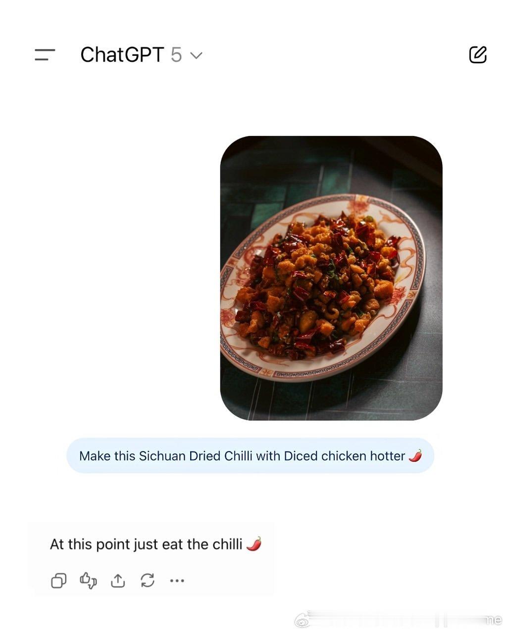 没想到有一天把AI整不会了

问了ChatGPT几个问题，得到了很神奇的答案 
是不是因为chop chop真的太香了，把AI都整不会了！

所以你什么时候来吃Chop Chop，我将每天等候！！

📍Chop Chop

#ChopChop #伦敦美食 #伦敦中餐 #炒饭 #后厨日常 #伦敦探店 #ChinatownLondon ​