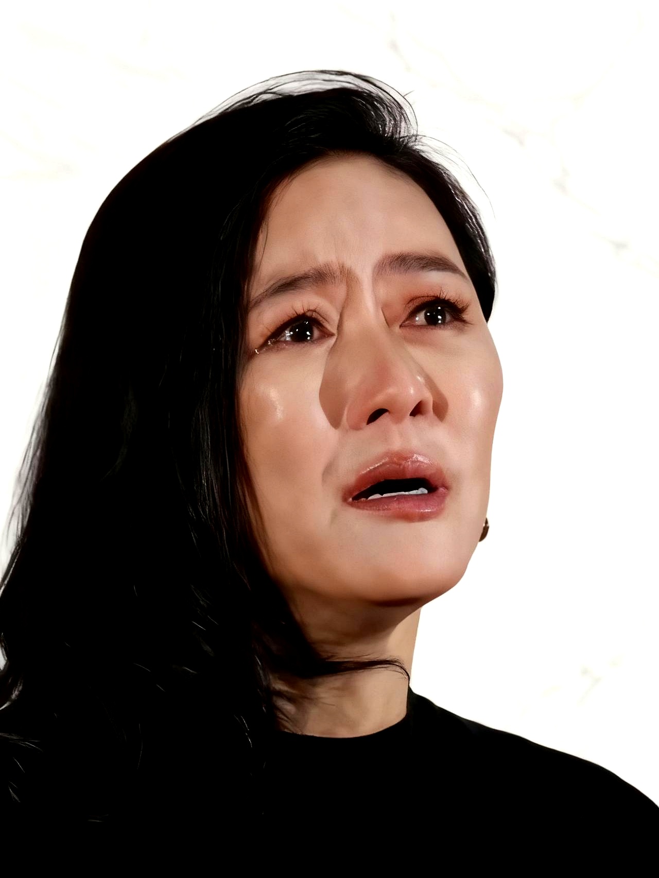 田海蓉这次输在票房，是败给自己的肢体语言，看她泪洒现场挥手飞吻    ...