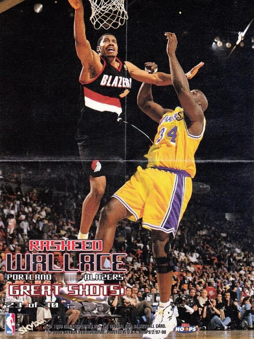 #履程趣事[超话]# 1997-98赛季，NBA球星复古海报💪🏻 

#杨瀚森新赛季主打G联赛# ​
