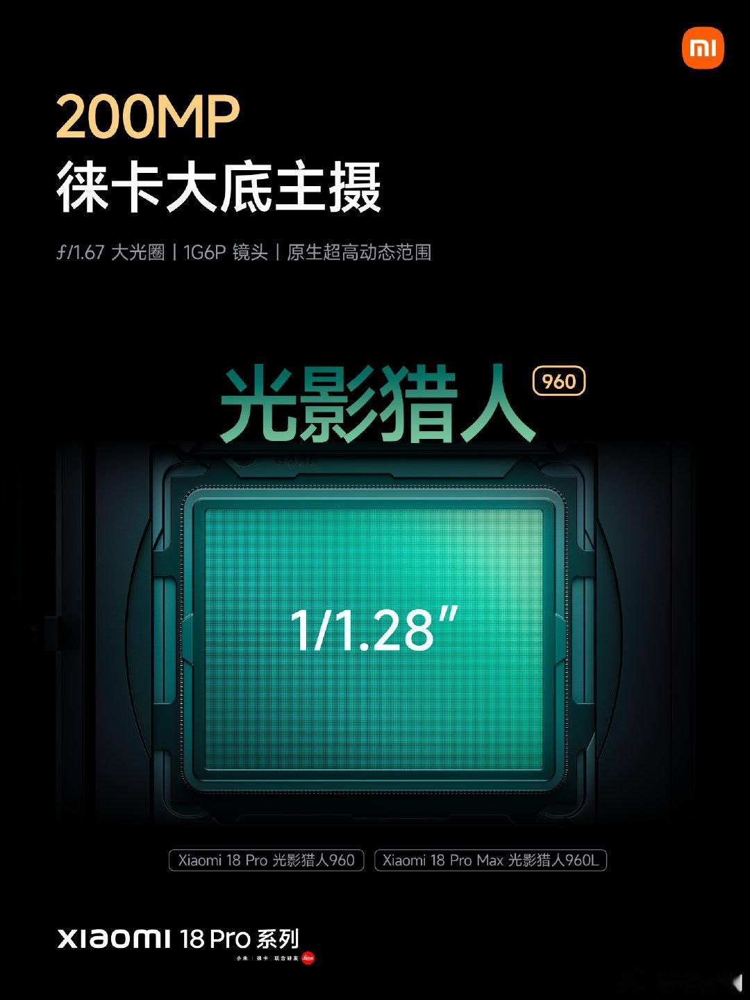 2亿像素，来了！
期待一下，小米18 Pro系列的实拍效果究竟如何。
#小米发布会# ​​​
