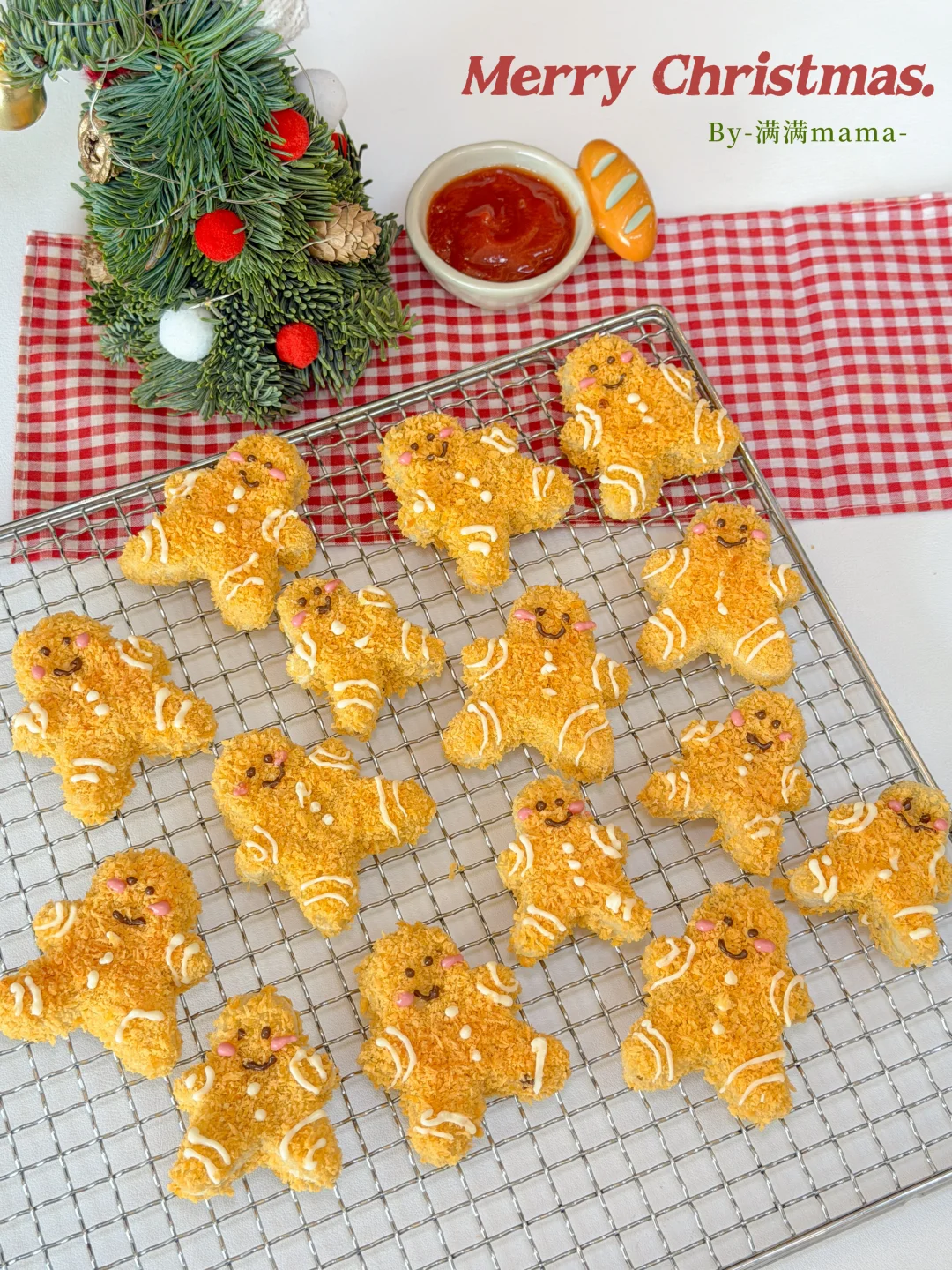 有手就会‼️姜饼人薯饼🎀外酥里糯·好好吃✨