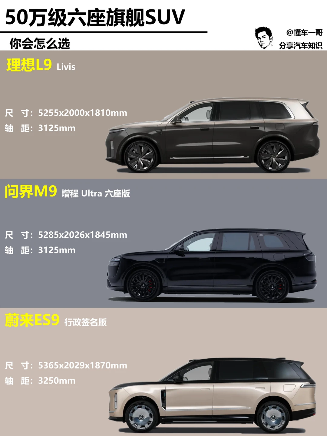 急，手握50万，6座旗舰SUV怎么选？