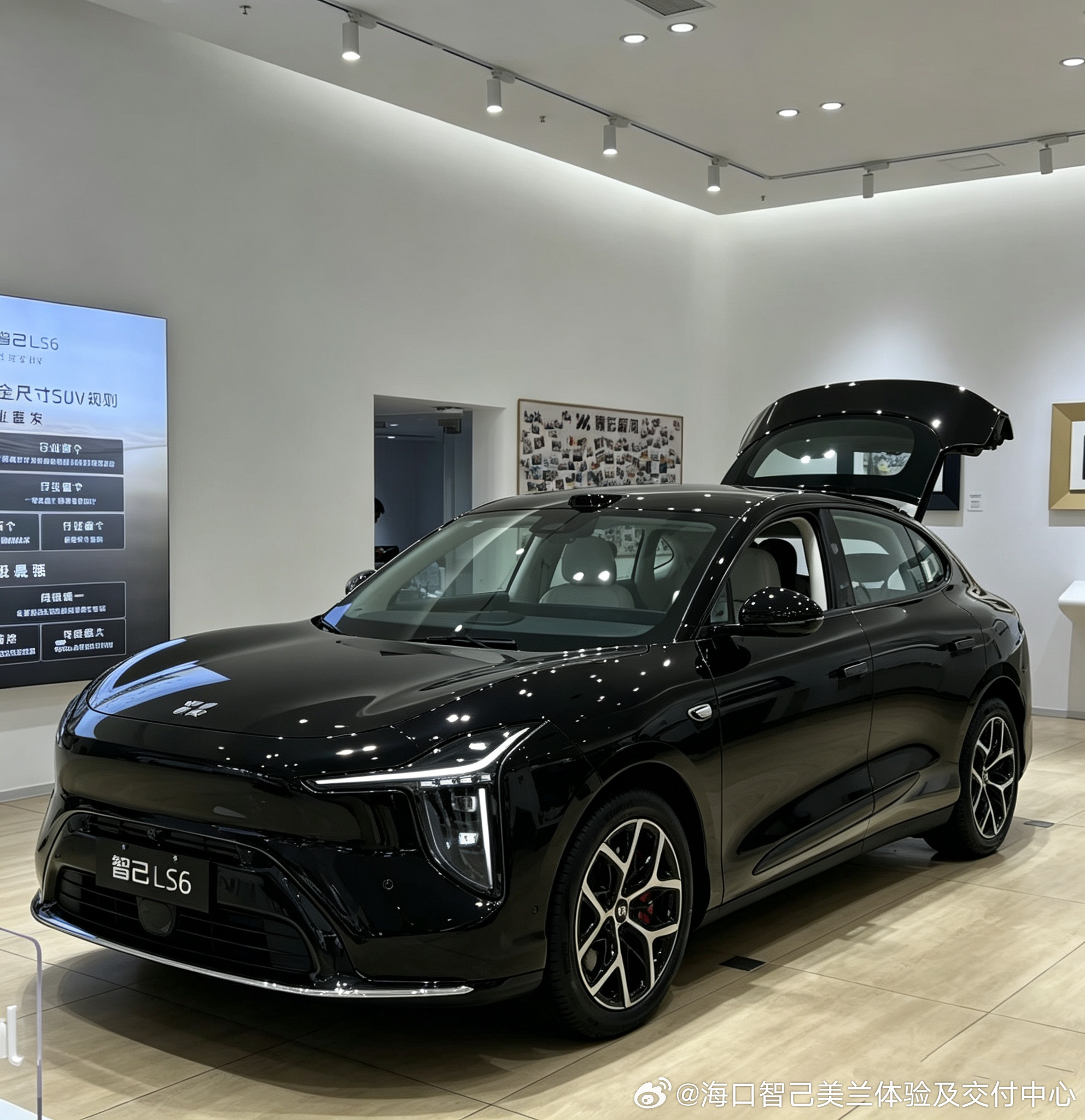 海口智己试驾车来啦｜LS6增程66max+
🚗2025年8月上牌，时表仅1.2公里
🔋续航纯电450km ,综合1500KM
✅66Max+版本核心配置拉满
▪️后轮转向，城市停车掉头超灵活，转弯半径底至4.79米
▪️激光雷达➕IMAD高阶智驾，高速城区智驾全覆盖
▪️800V高压快充，补能效率拉满
▪️绕龙8295芯片，27.1英寸 ​
