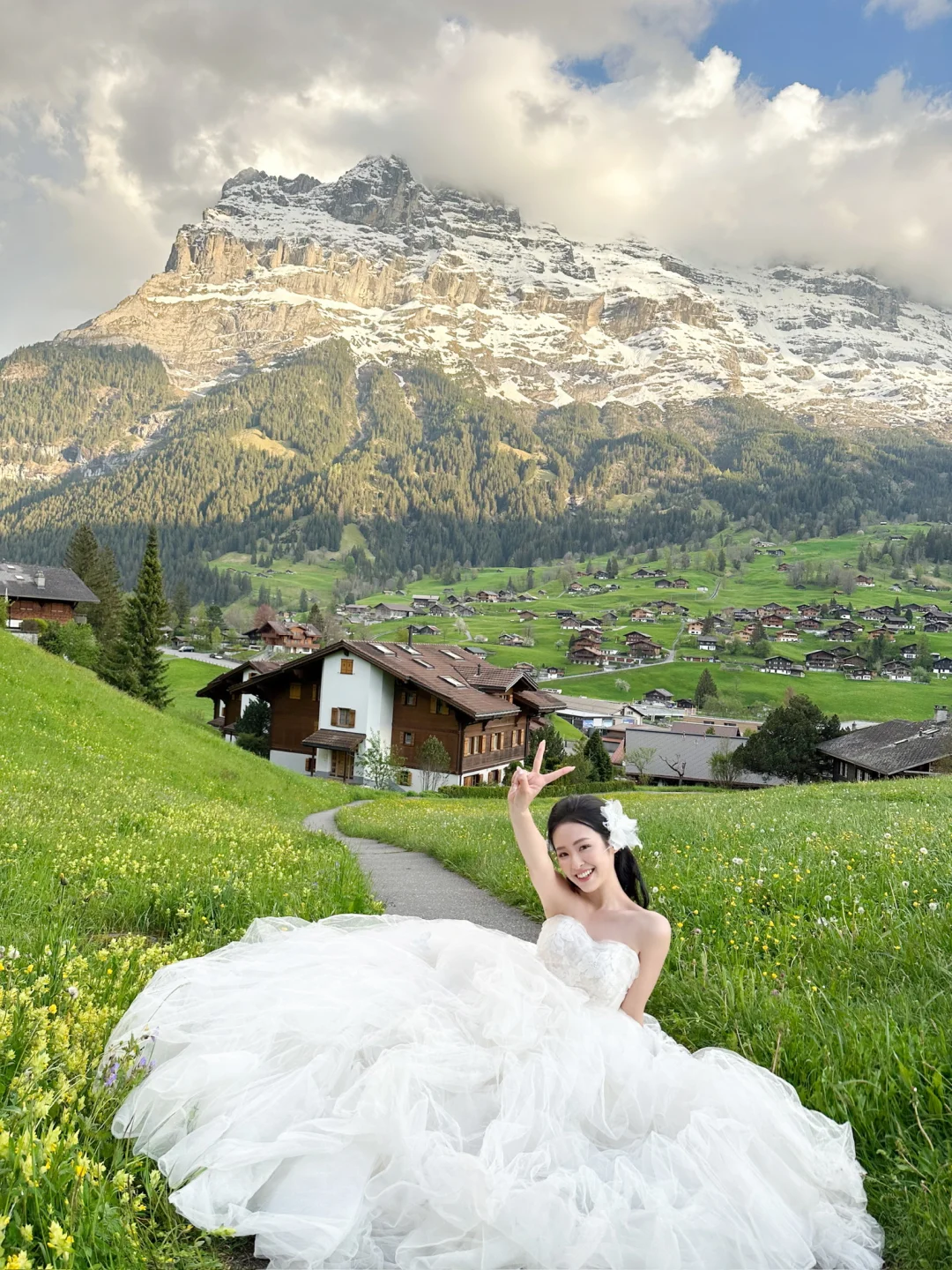 在瑞士🇨🇭拍婚纱照啦📷美到失语了