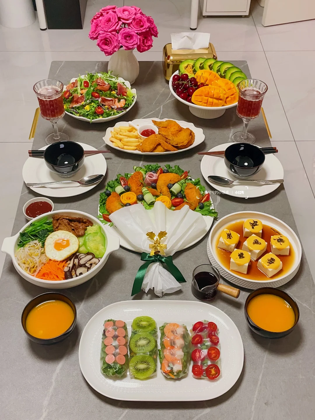 餐桌上的浪漫｜自制夏日仪式感晚餐