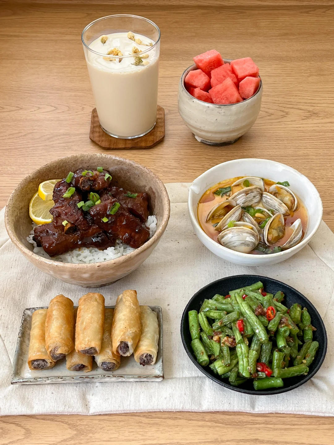 厨房日记｜我家的夏凉小饭桌