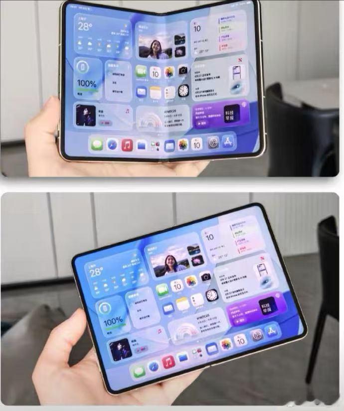 折痕最浅的折叠屏，叫三星Fold 8 Ultra。#曝iPhoneUltra无折痕失败##三星 ZFold8Ultra##三星GalaxyZFold8# ​