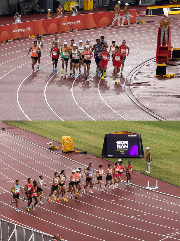 #名古屋亚运会 男女子马拉松决赛 丰配友2:12:13夺得铜牌 次仁措姆2:27:43夺得银牌 恭喜中国队#田径 #马拉松 #丰配友 #次仁措姆