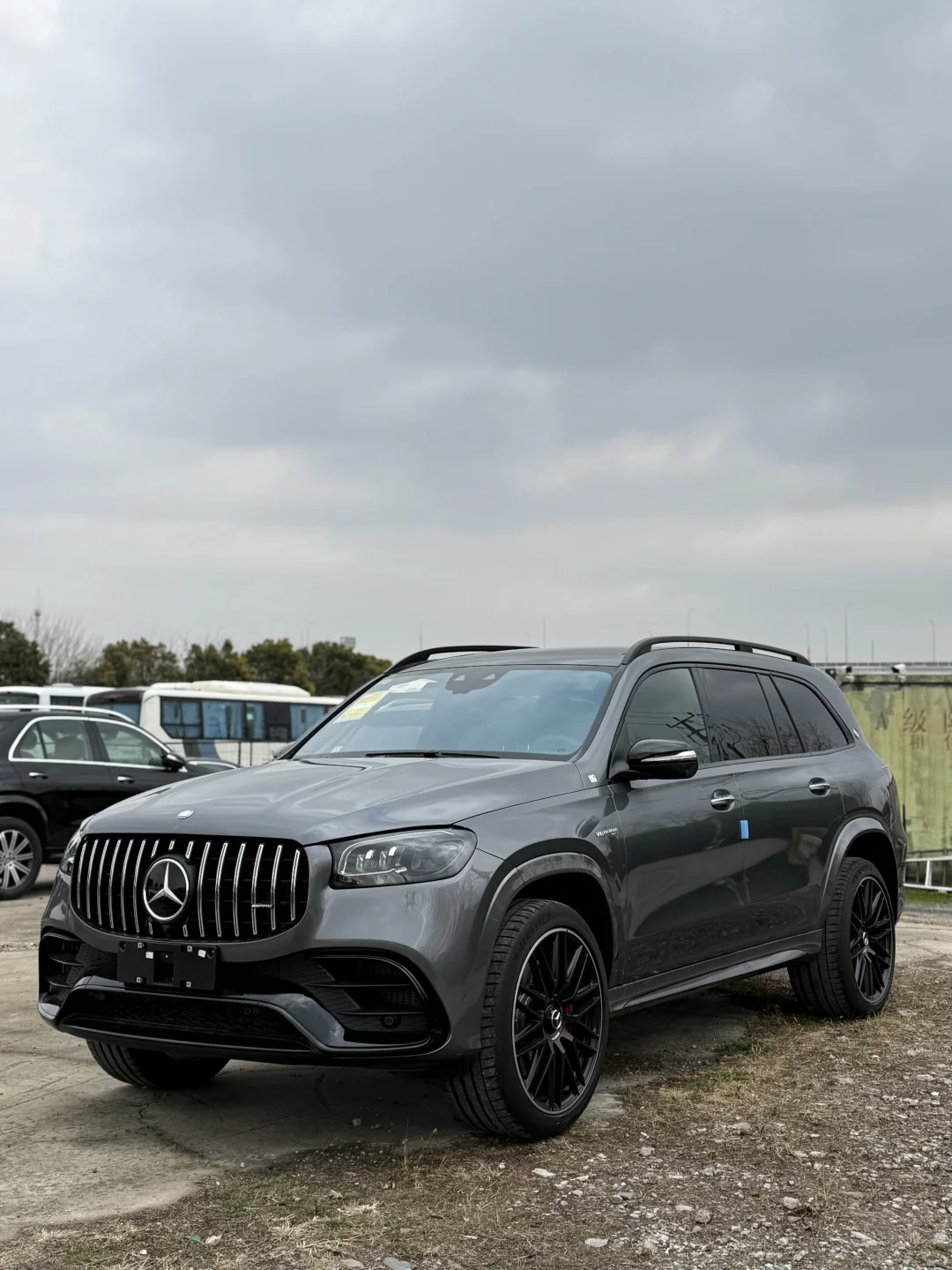 奔驰AMG GLS63月光石灰，稀缺现车