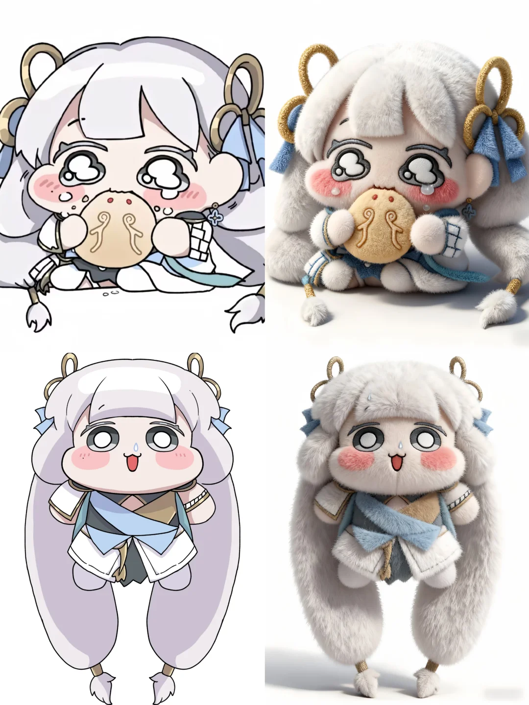 鸣潮｜可爱Q版坨坨汐玩偶（二）