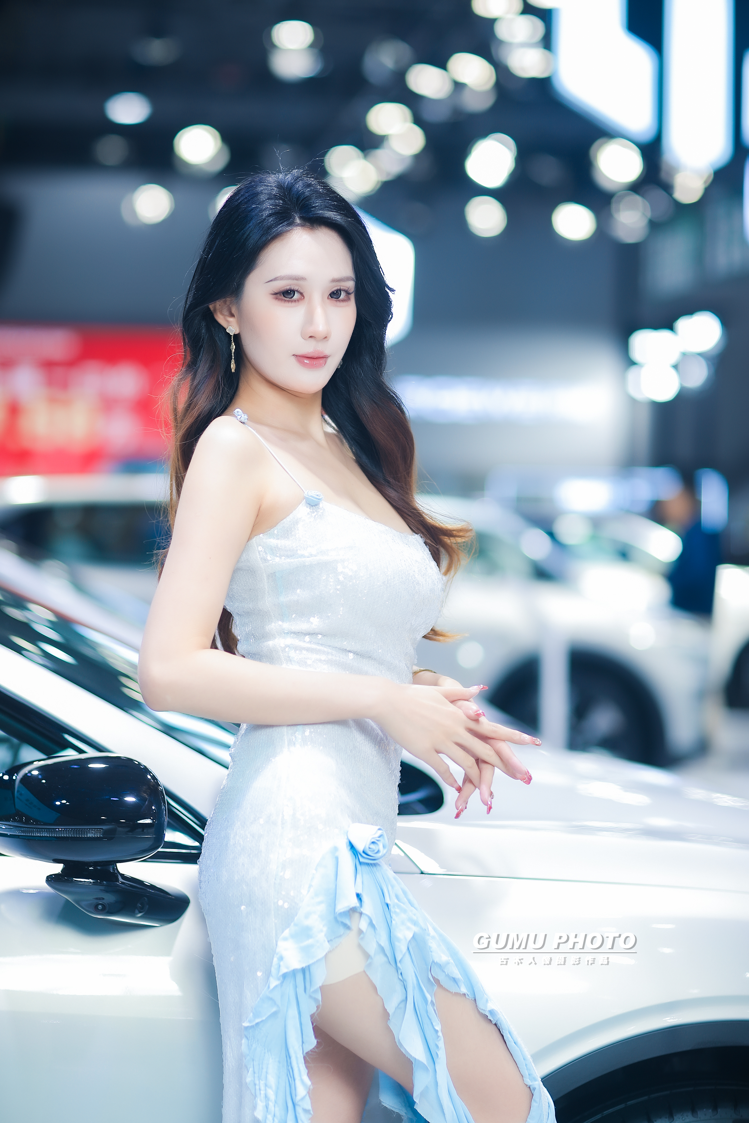 2025贵阳汽车文化节深蓝展台模特小姐姐