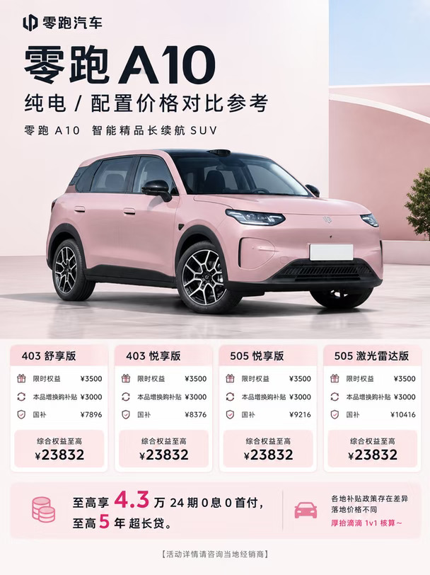 零跑 A10 |女生代步首选