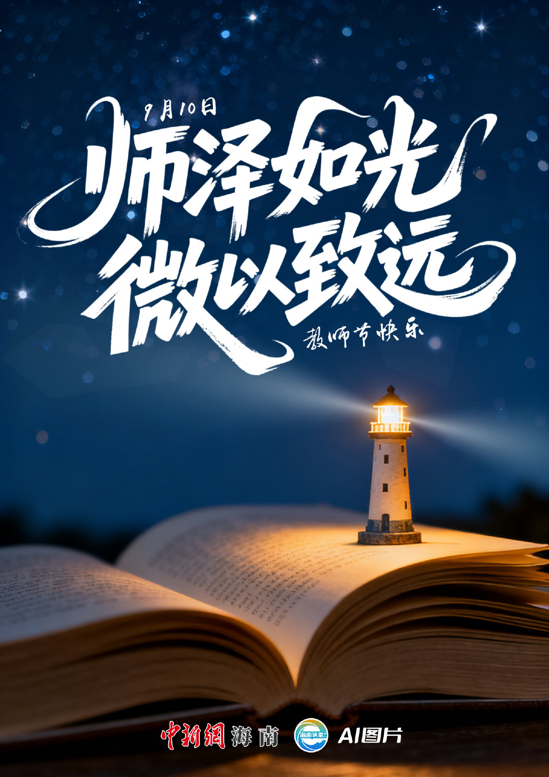 #早安[超话]##天涯问早# 微光引路🌟，星火燎原。师者如灯，虽微致远[太阳]～#教师节快乐# [心]～早安[兔子]

#海外华媒看海南##教师节##iPhone18Pro价格##一图速览2026年服贸会##iPhoneDuo 屏下摄像头##iPhone18Pro颜色##在野外看到马刀树尽快远离##美网前四种子会师四强# ​