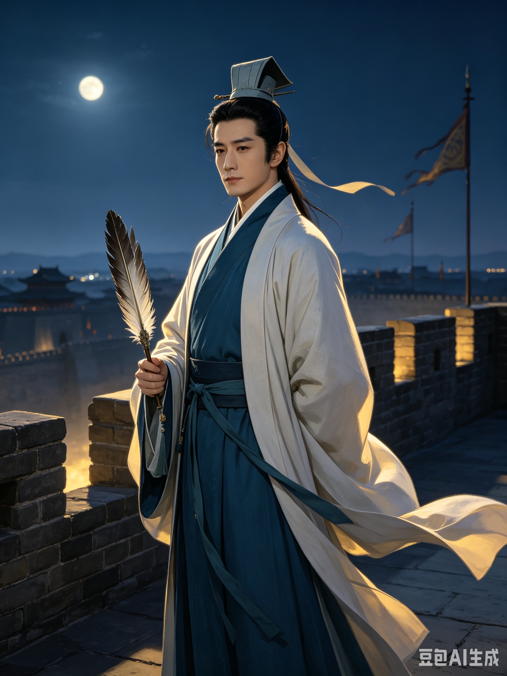 诸葛亮，字孔明，号卧龙，这位在公元181年出生于琅琊阳都（今山东临沂沂南县）的奇才，是中国历史上一位光芒万丈的人物。他不仅是三国时期蜀汉的丞相，更是一位杰出的政治家、军事家、发明家和文学家。在漫长的中华文明史卷中，他的名字几乎成为了“智慧”与“忠诚”的代名词，被后世子孙尊称为“武侯”或“诸葛武侯”，