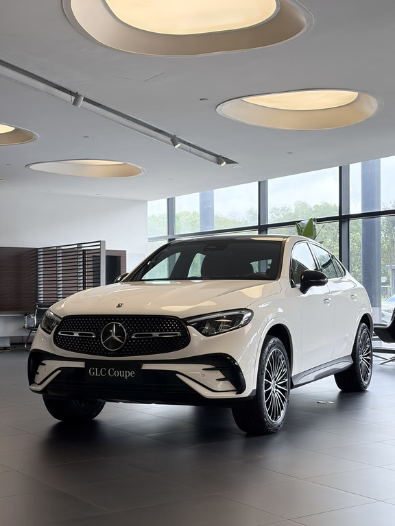 我的奔驰GLC Coupe，很帅！！很爱！！