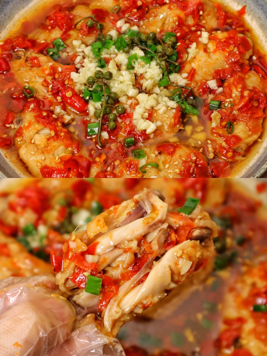 麻辣鲜香的剁椒蒸鸡翅🔥鲜嫩多汁超下饭✨