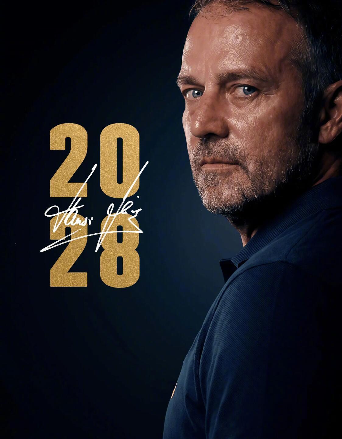 巴萨官方公告，主教练弗里克与球队续约，新合同至2028年。  根据此前...