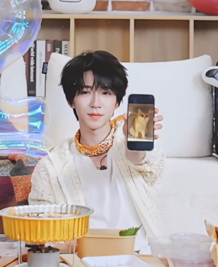 #翔霖[超话]# 两位无孩爱猫男 做严浩翔贺峻霖猫猫全世界最幸福吧[拜托] ​