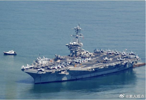 “乔治·华盛顿”号航空母舰抵达中东，接替“亚伯拉罕·林肯”号航空母舰 ​