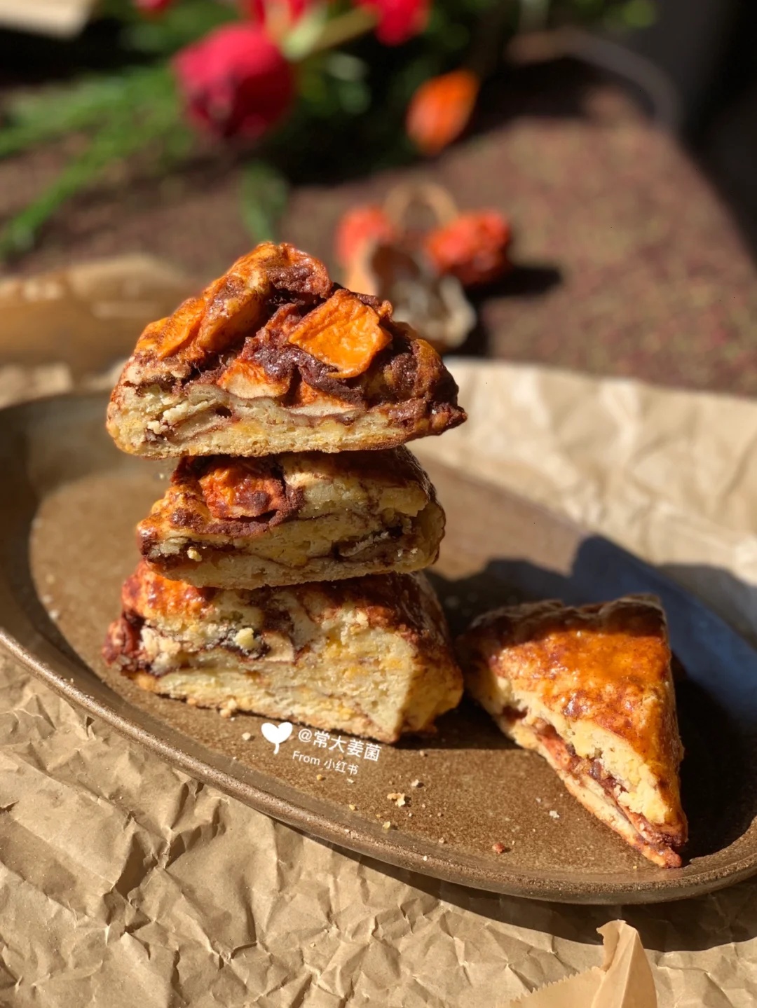 第十一款🍎肉桂苹果司康🍎经典永恒的味道～～