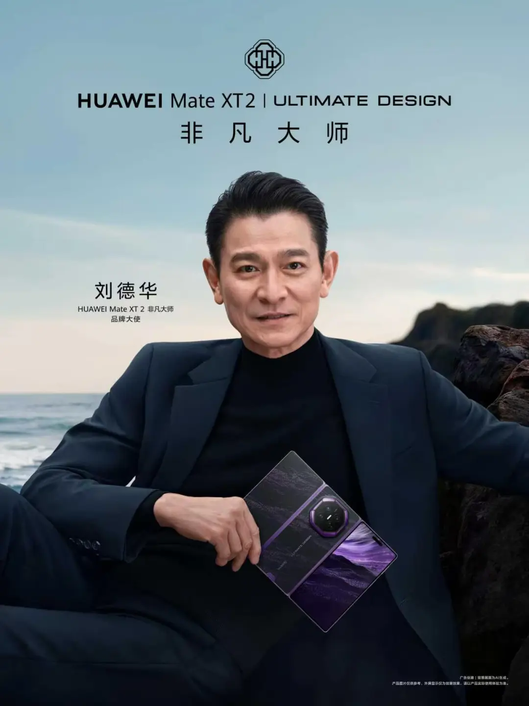 刘德华又来了，华为三折叠发布会见