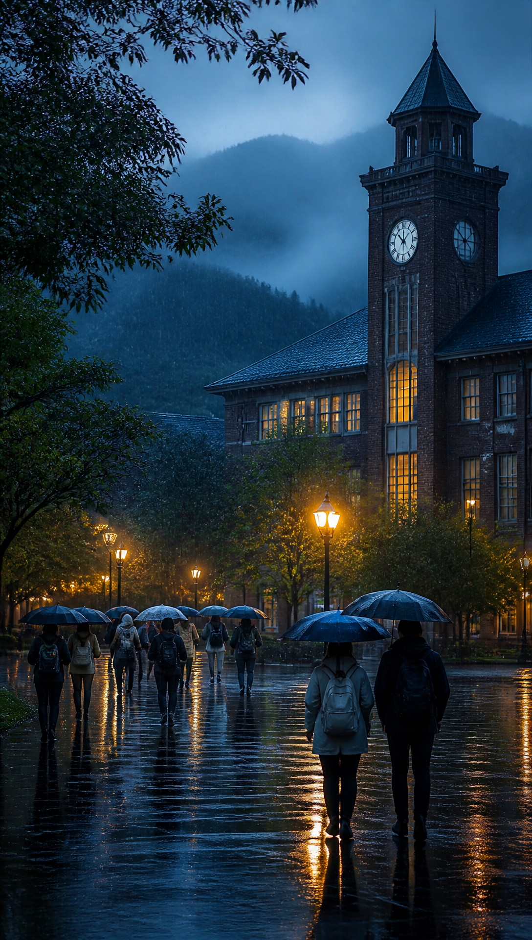 大学校长才讲三句话，一场被暴雨打断了的开学典礼，为何比任何致辞都让人难忘？
 
山遇骤雨，云雾瞬间吞没远山，再盛大的风景，在风雨面前也要懂得退让。这场宁波大学开学典礼上突如其来的大雨，你看懂藏在其中的温柔了吗？
 
精心筹备的开学典礼，本该有冗长致辞、庄严流程，所有人都期待一场仪式感满满的开场。可暴