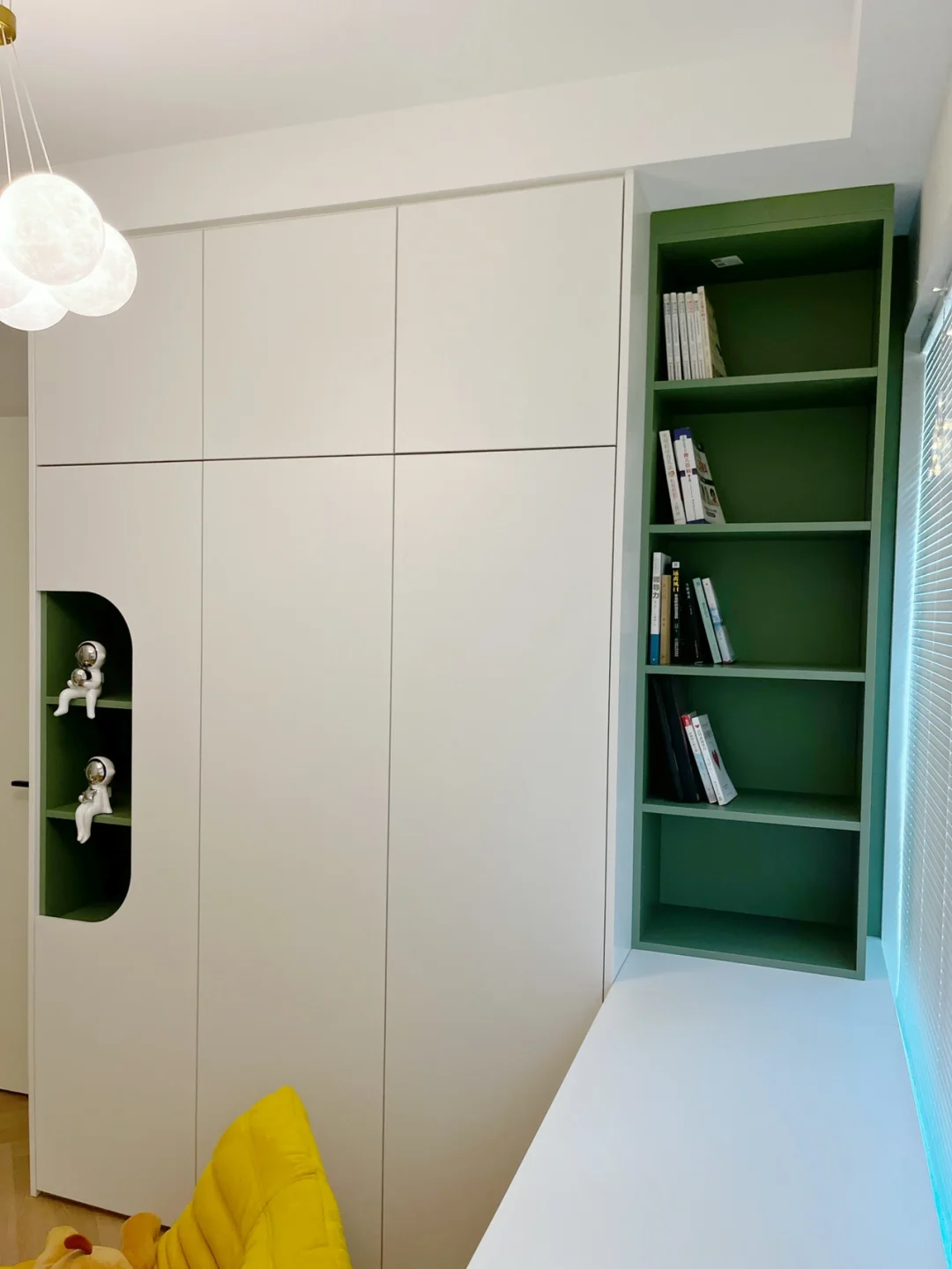 邻居说，你家儿童房的衣柜➕书桌有点好看耶✌️