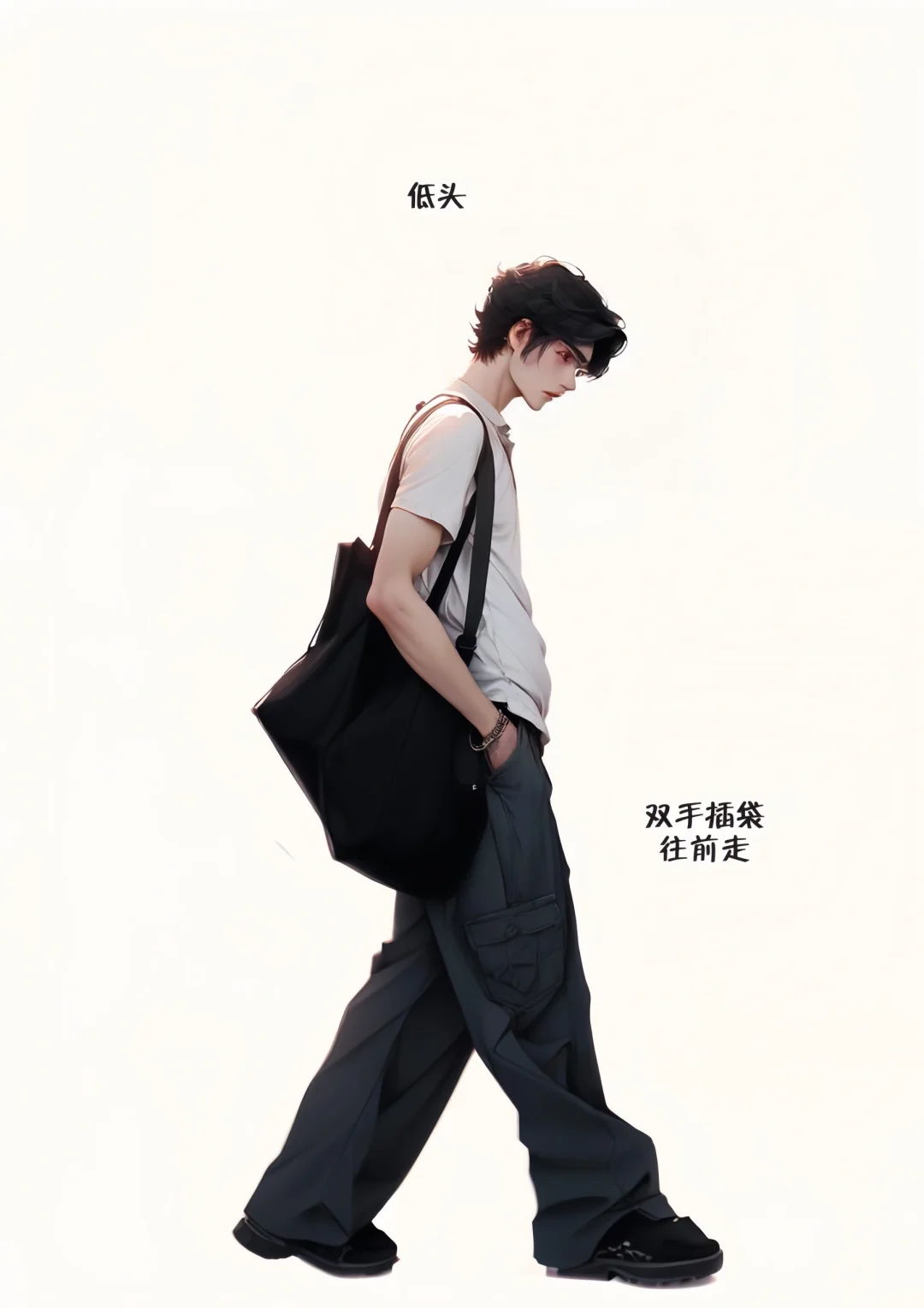 男生站姿拍照姿势📷｜简单有型