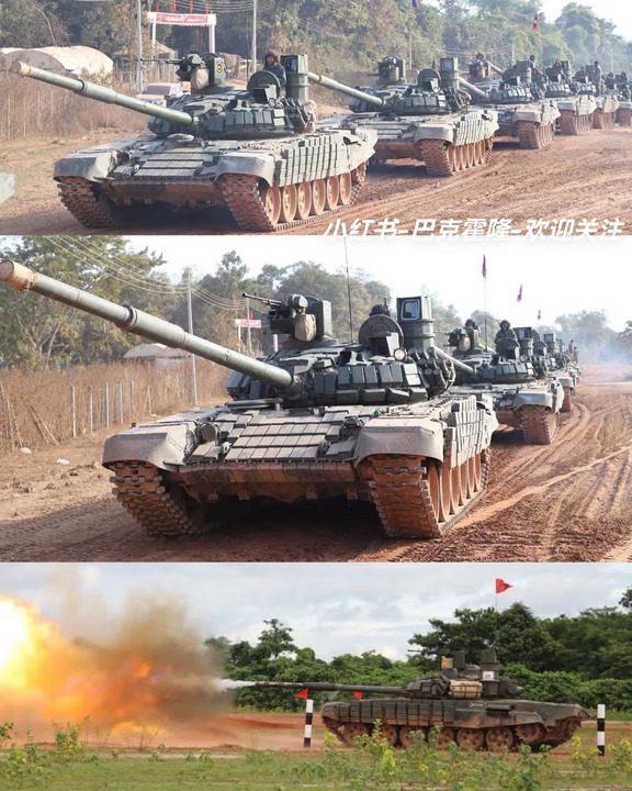 东南亚铁骑，老挝陆军的T-72B1MS主战坦克