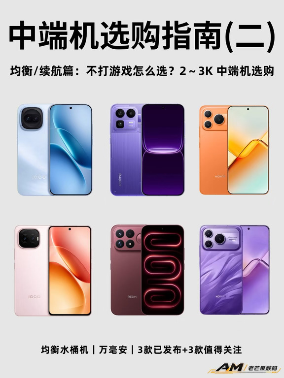 不打游戏怎么选？2～3K中端机，开始比长板