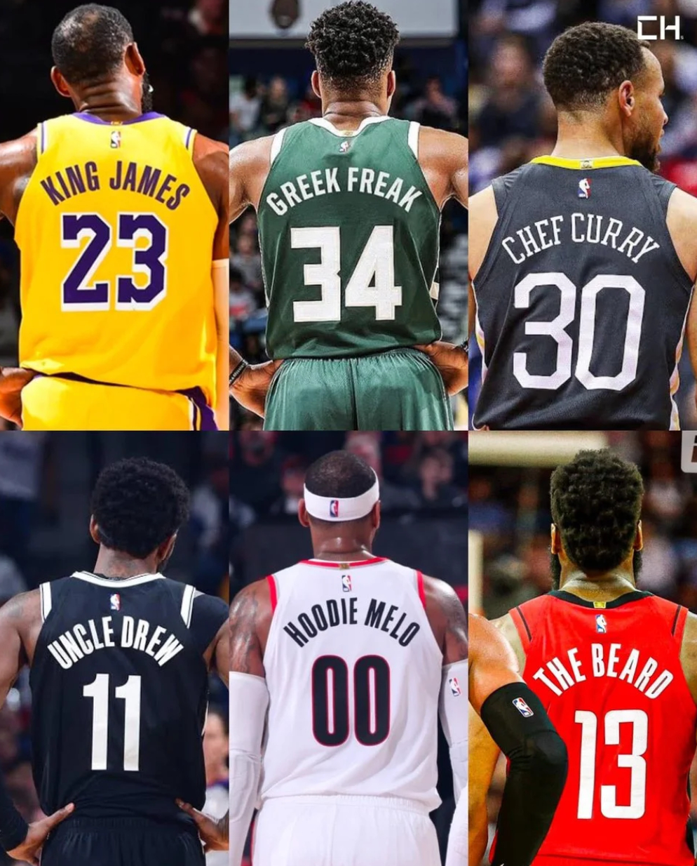 同意吗？媒体：NBA应该让球员的绰号版球衣复活  NBA Memes更...