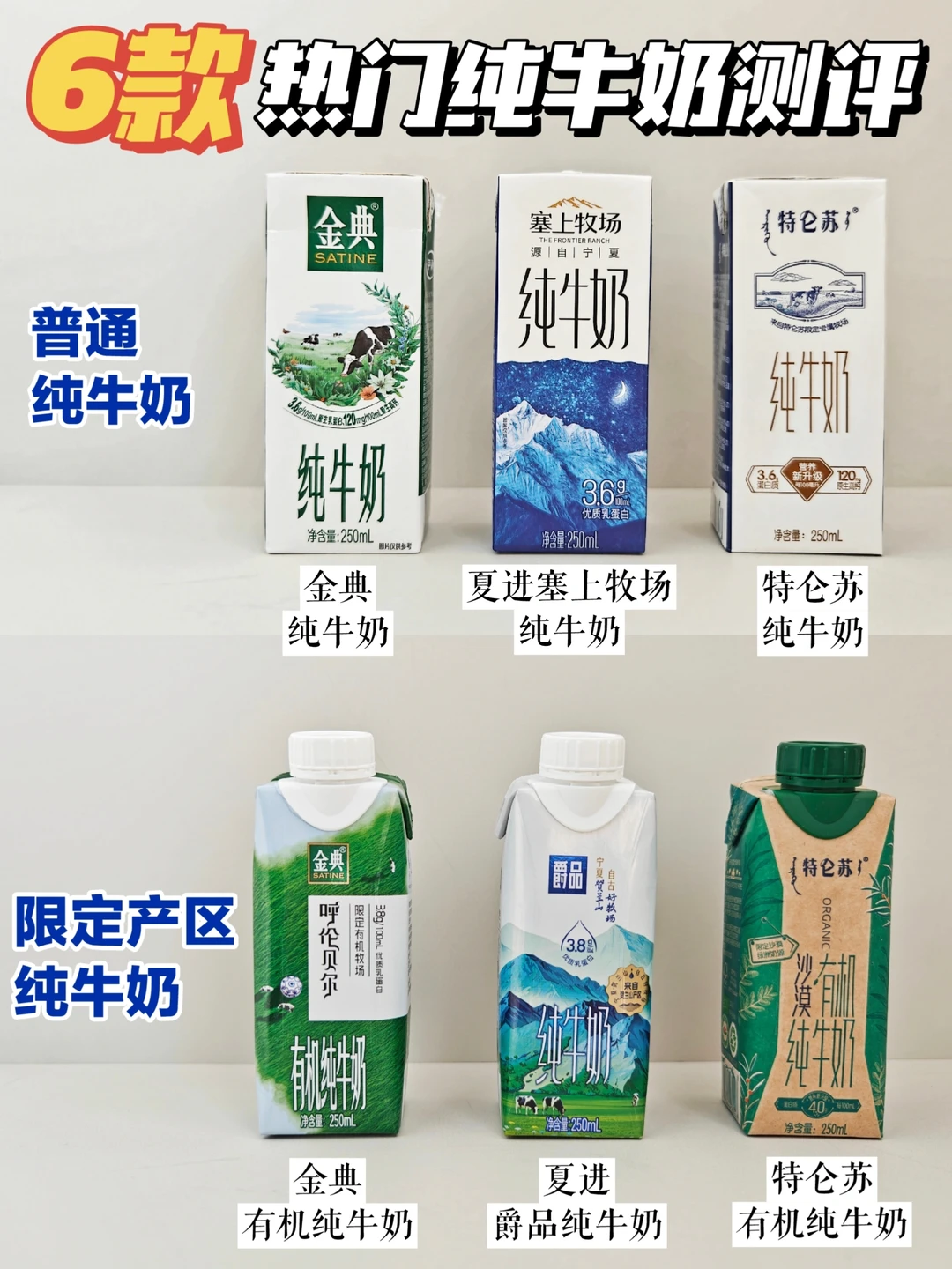 6款高品质纯牛奶测评！限定产区怎么选？