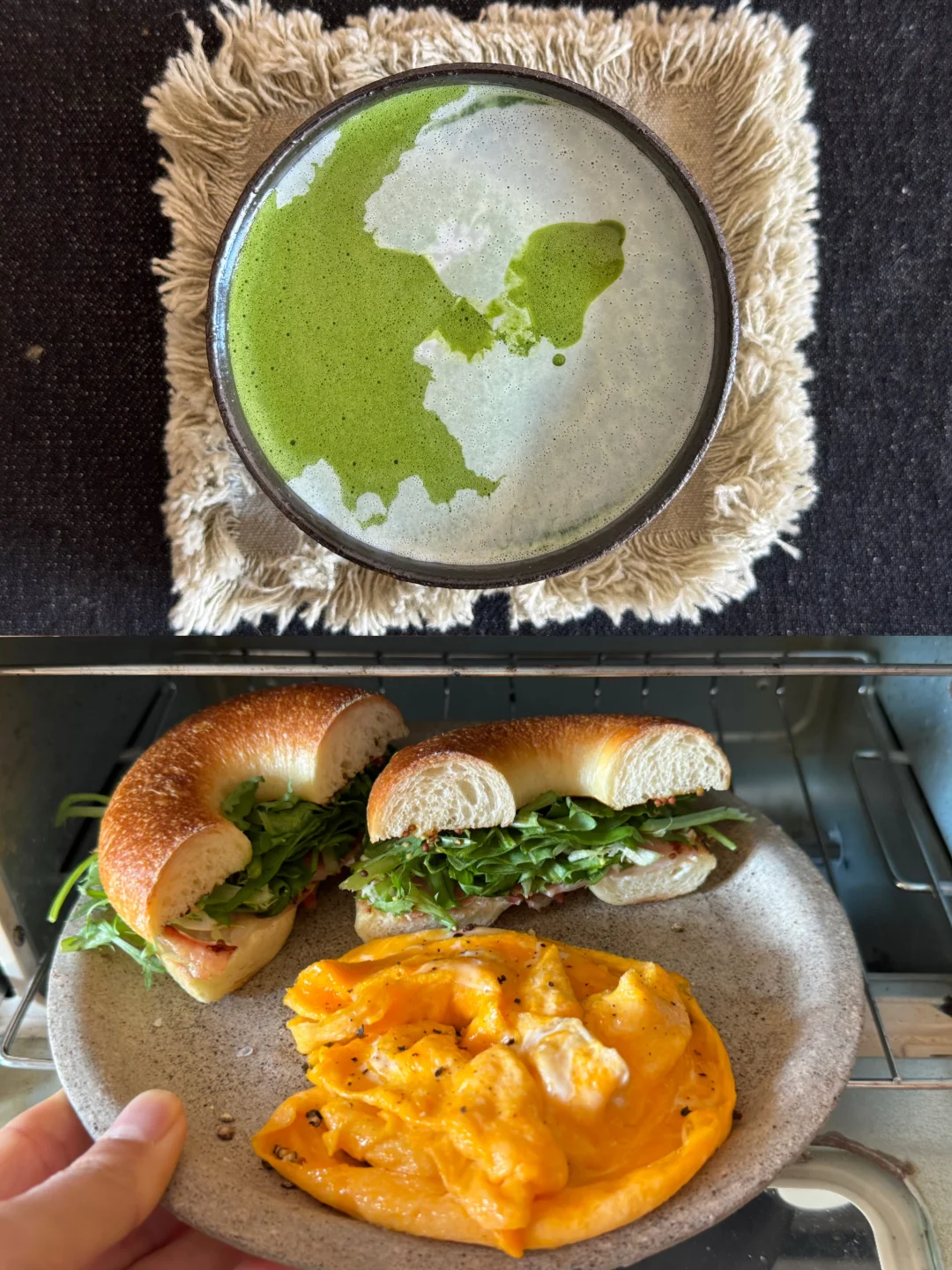 周日早餐🍳贝果三明治