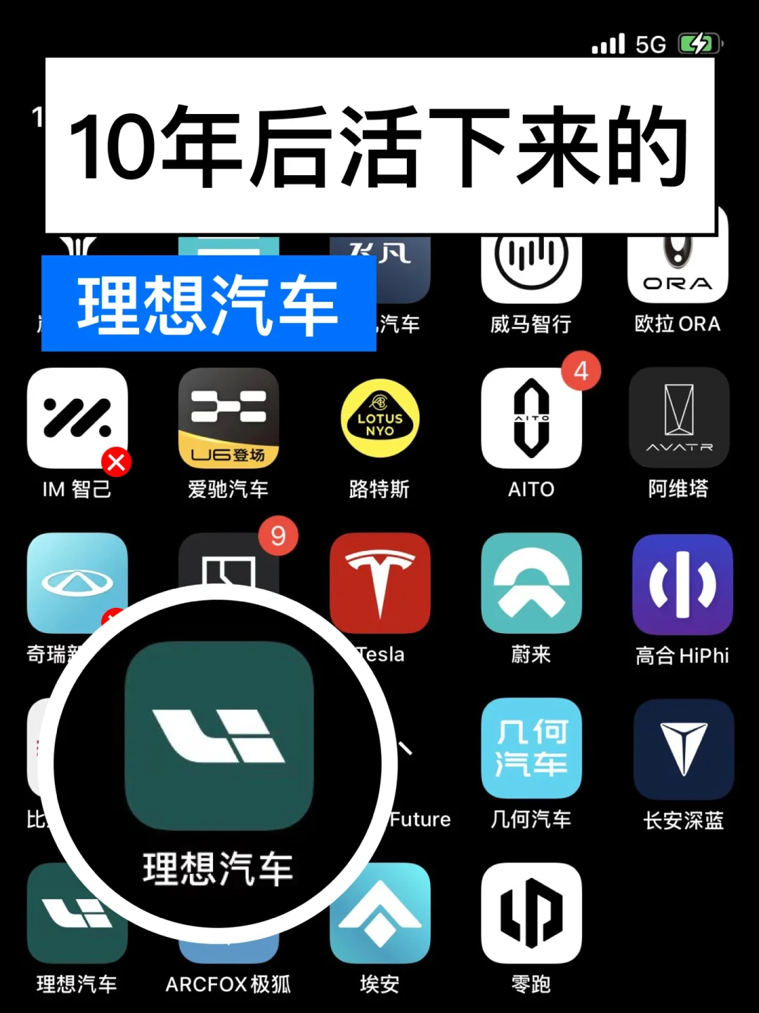 10年后5个活下来的新能源车企