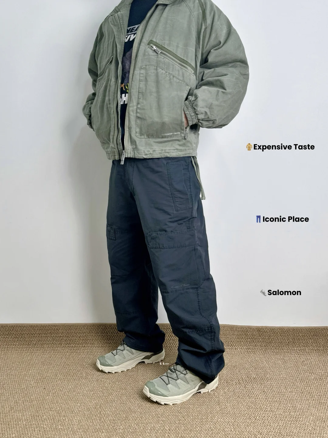 显高显腿长｜工装裤穿搭