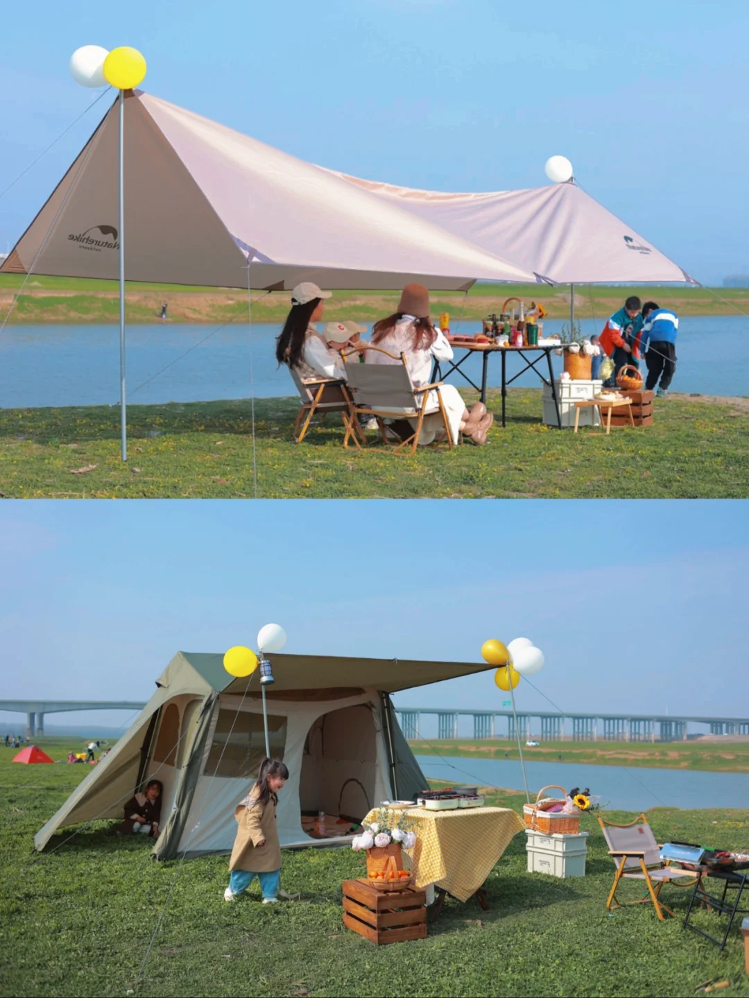 喜提武汉最佳湖景营位⛺️面朝大湖吃烧烤呀🔥