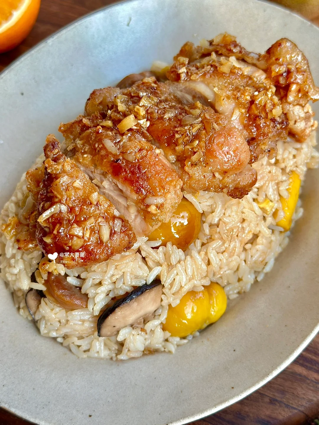 妈妈咪呀🍯蒜香蜂蜜鸡腿焖饭🍗幸福感爆棚！！