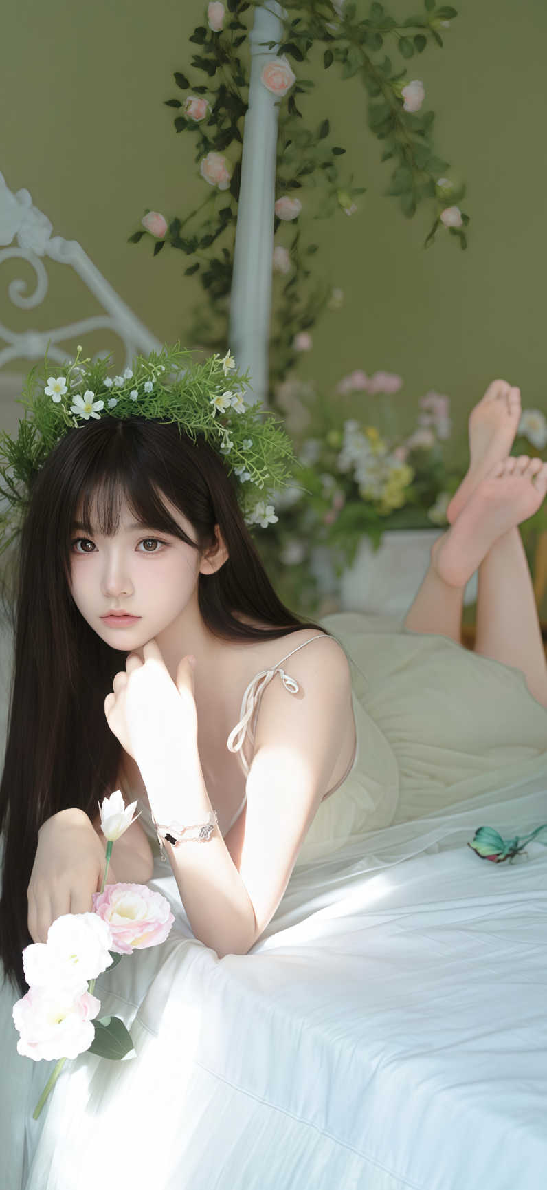 美女壁纸 | 纯欲天花板 长期不换也愿意