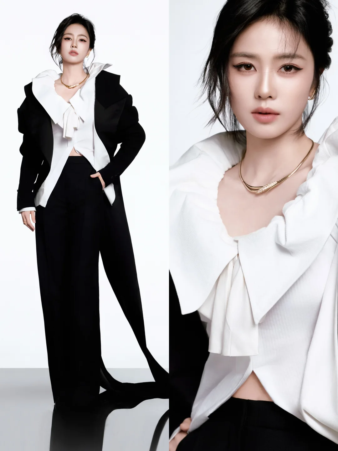 白鹿今日演绎Viktor & Rolf 2022 秋冬高定