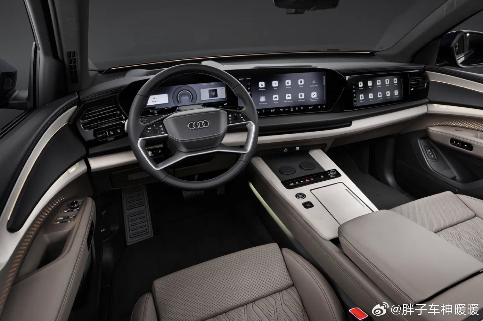 奥迪Q9来了！豪华大六座SUV，车顶有惊喜啊，预计要和GLS，X7，揽胜竞争一下大型豪华SUV的市场了，兄弟们怎么看？ ​