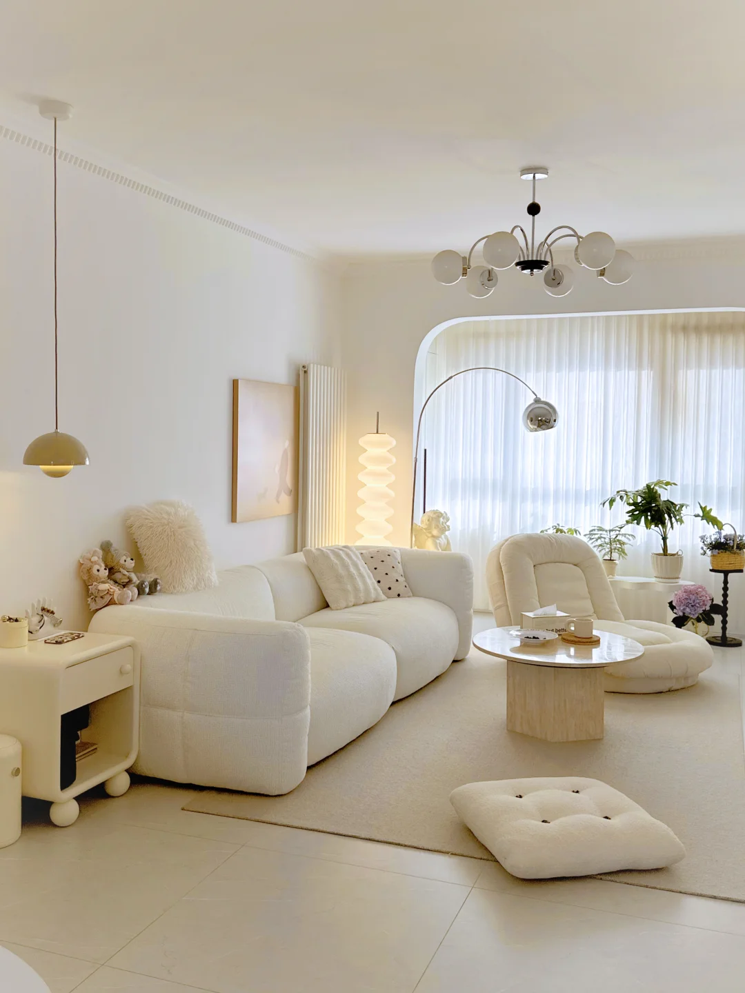 原来装修简单，就能住上这么温馨的奶油小屋