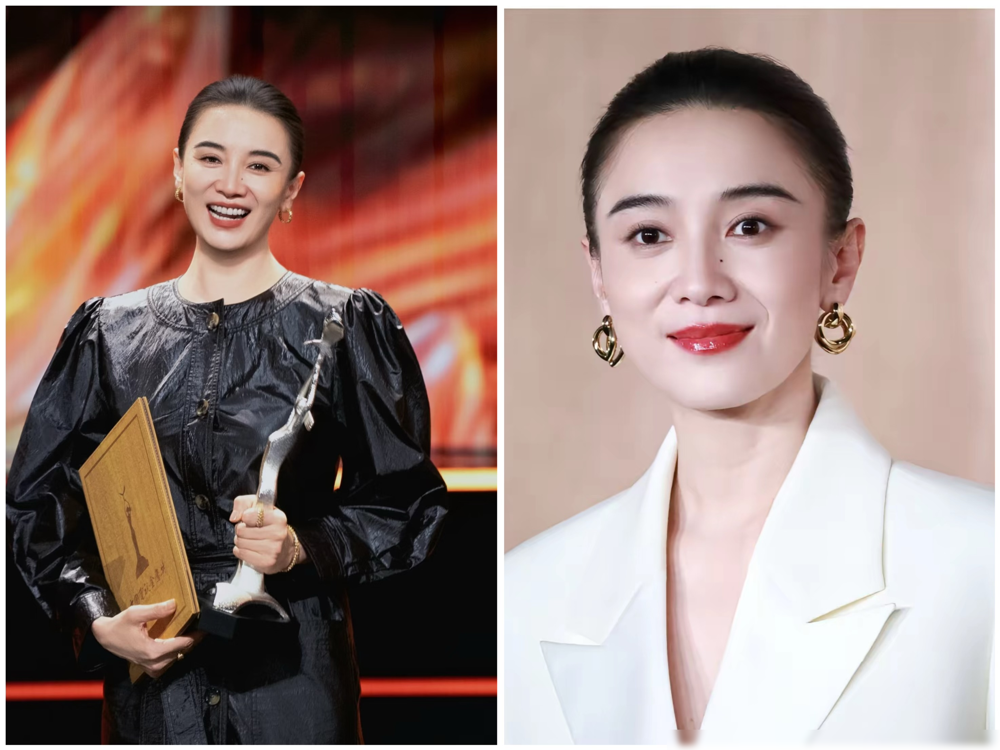宋佳走红毯，妆发永远是自己拍板，造型师根本插不上手。
大光明盘发，贴头皮，一根碎发都不留，十几年没换过。别的女星在红毯上卷高定、堆珠宝、拼露肤，她穿个黑白竖条纹衬衫配阔腿裤就上去了。金鸡百花金鹰，全这路子。
反观隔壁，金色亮片鱼鳞裙反光反到刺眼，定点区换八个姿势，被嘲用力过猛。还有穿酒红撞大绿的