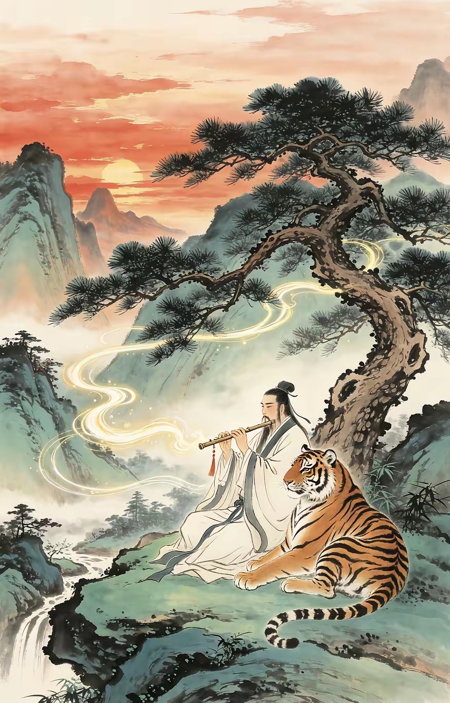 不是向外追求自由，而是向内消解束缚；不是强行否定区别，而是不执着于区别。

这就是庄子式的自由：不是改变世界来适应自己，而是调整自己的认知和姿态，与世界和解。

如何达到这种精神自由？

庄子给出的路径不是“努力争取”，而是“心斋”“坐忘”：心斋，虚静其心，排除成见与欲望，让心像空房子 ​
